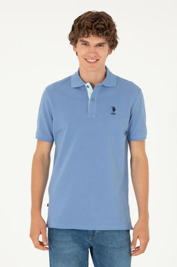 Мужская темно-синяя базовая футболка Неожиданная скидка в корзине