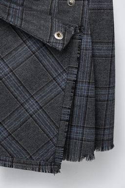 CHECK WRAP SKIRT - Zara фото 3