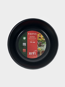 Форма для куличей, d=14 см, антипригарное покрытие, без крышки, бордовая