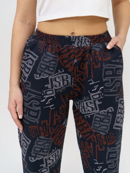 905 Брюки "Темно-синий/коралл"