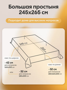Комплект постельного белья Однотонный Сатин Элитный OCE013 Евро