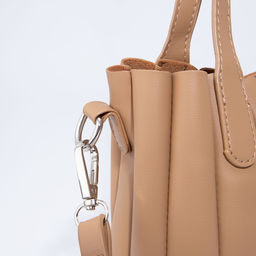 Сумка-тоут на магните, длинный ремень, цвет коричневый - Simaland фото 5