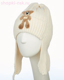 01-29-R Ушанка для девочки флис (48-52)