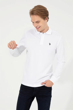 Мужской белый базовый свитшот Неожиданная скидка в корзине - U.s. polo assn фото 4