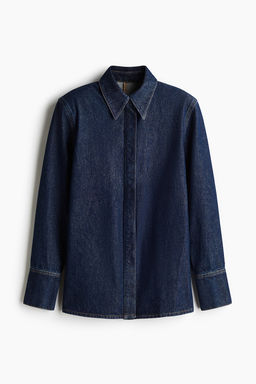 Camisa denim con hombreras - H&m фото 3