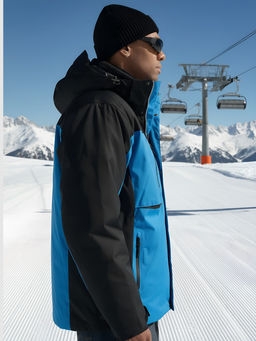 Горнолыжная куртка мужская зимняя голубого цвета 7616Gl - Mtforce фото 22