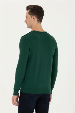 U. S. Polo Assn Мужской зеленый базовый свитер - U.s. polo assn фото 12