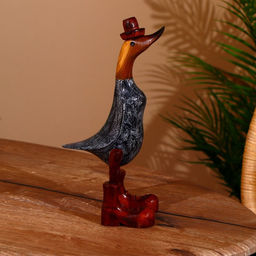 Сувенир «Утка», 27 см, дерево