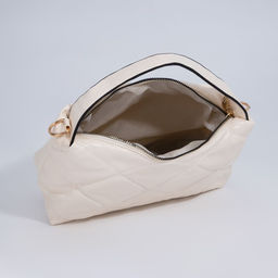 Сумка-багет на молнии, цвет бежевый - Simaland фото 7