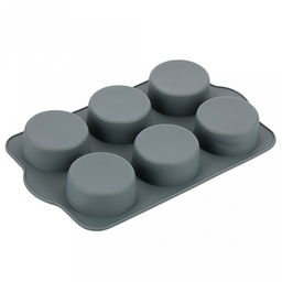 Форма для кексов "Linea Silicone" 25х15х3см, 6 ячеек, силикон, "Regent" (Китай)