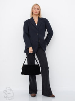 Сумка женская кожаная 1103M black Polina&Eiterou в Новосибирске