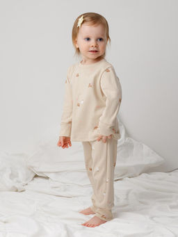 К 1552/серо-бежевый,милые животные пижама д/дет яс