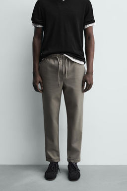 PANTAL?N CINTURA JOGGER EASY CARE / Khaki claro - Zara фото 2