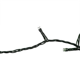 ULD-S1000-100/DGA MULTI-3 IP20 Гирлянда светодиодная, 10м. 100 светодиодов. Белый, желтый, зеленый, красный, розовый, синий свет. Провод зеленый. ТМ Uniel - Volpe фото 4