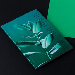 Ежедневник в тонкой обложке А5, 72 листа Зеленый фикус - Artfox фото 2