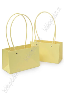 Сумка для цветов 22*13,5*10,5 см (10 шт) SF-7378, желтый №3