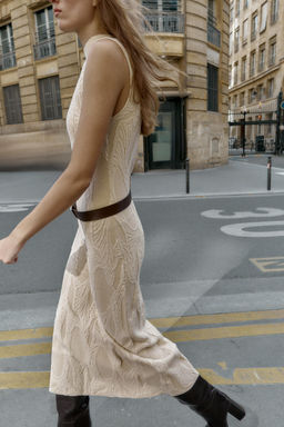 LONG JACQUARD DRESS - Zara фото 3