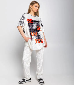 Спортивный костюм #КТ201 (13), молочный