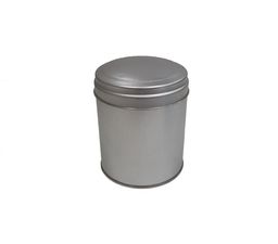 Банка для чая жестяная 0,8 л (серебро) Банка для чая жестяная 0,8 л (серебро)