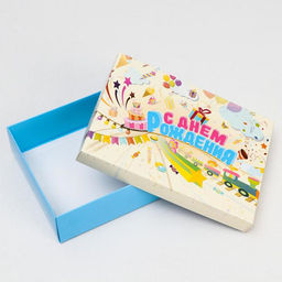 Цена за 5 шт. Подарочная коробка сборная Детская, 21 х 15 х 5,7 см - UPAK LAND фото 3