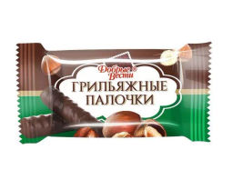 Грильяжные ПАЛОЧКИ конфеты вес 3 кг (Добрые вести)