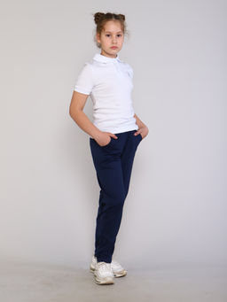 Ладошки / Рубашка-поло Гимназия белый  фото 4