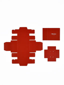 Цена за 5 шт. Коробка под бижутерию «Красная», 7.5×7.5×3 см