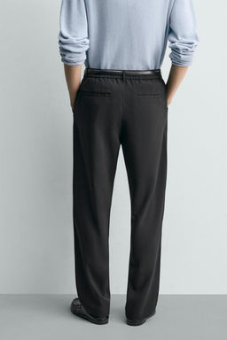 PANTAL?N FLUIDO RELAXED FIT / Marr?n - Zara фото 3