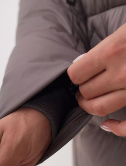 Пуховик с капюшоном Био-Пух ,мех - Lawinter фото 10