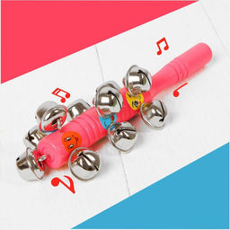 Погремушка с бубенцами «Смайлики», цвета МИКС