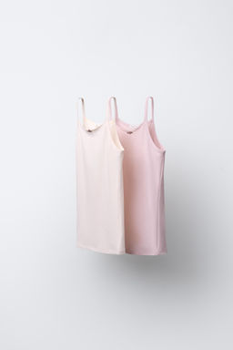 6-14 YEARS/ TWO-PACK OF FLORAL VEST TOPS