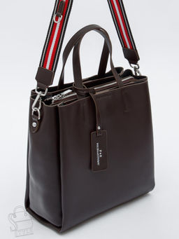 Сумка женская кожаная 6062L coffee Polina&Eiterou