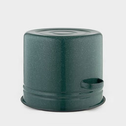 Бак эмалированный, 20 л, d=34 см, с крышкой, зелёный