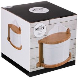 БАНКА LEFARD С ДЕРЕВ. КРЫШКОЙ 800 МЛ  фото 2