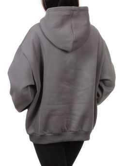 2610 GRAY Толстовка женская (85% хлопок, 10% полиэстер, 5% спандекс) - Fashion фото 6