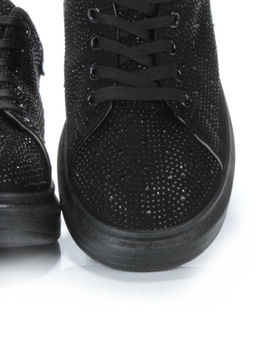 05-6739-2 BLACK Кроссовки женские (искусственные материалы) - No name фото 13