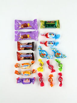 Сладкий детский новогодний подарок С новым годом, конфеты + мягкая игрушка, 250 г