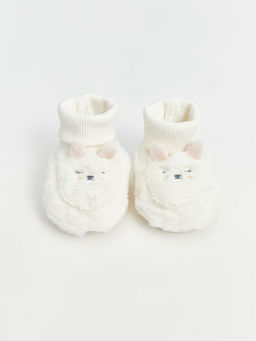 Nak?? Detayl? ?orapl? K?z Bebek Y?r?me ?ncesi Ev Ayakkab?s? - Waikiki фото 3