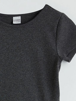 Bisiklet Yaka K?z ?ocuk Elbise