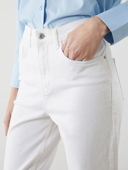 Mom Fit Kad?n Jean Pantolon