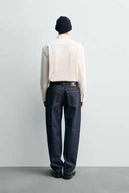 STRAIGHT ANKLE FIT SELVEDGE JEANS