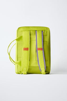 MOCHILA DE VIAJE PARCHES / Amarillo - Zara фото 5