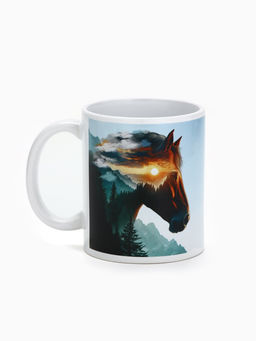 Кружка новогодняя керамическая «Повелитель вершин», лошадь, 320 мл