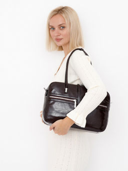 Сумка 51166SL coffee Velina Fabbiana-Safenta