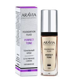 Тон 02 ARAVIA Professional Тональный крем для увлажнения и естественного сияния кожи PERFECT TONE, 3