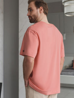 Свободная футболка с авторским принтом - Vilatte фото 4