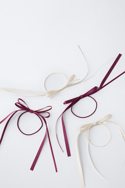 PACK OF FOUR BOW SCRUNCHIES - Zara фото 2