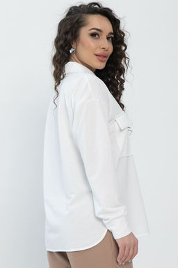 Поло рубашка Алькор (белая) Б13256-10М - Lt collection фото 4