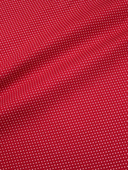 Импорт. хлопок "Пшено-4 на темно-красном", ш.1.5м, хлопок-100%, 105гр/м.кв