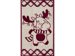 Полотенце махровое 6с104.411ж1 Оленик светит(кр.дерево1) 67х40см